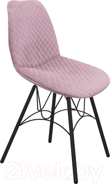 Изображение товара Стул Sheffilton SHT-ST29-C22/S100 (розовый зефир/черный муар)