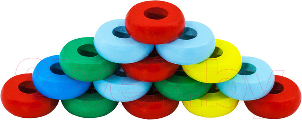 Изображение товара Сортер Alatoys Пирамидка Счеты / ПСЧ2002