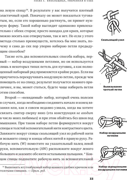 Изображение товара Книга Альпина Вязание без слез. Базовые техники и понятные схемы (Циммерман Э.)