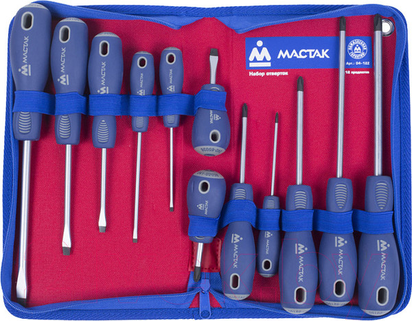 Изображение товара Набор отверток Мастак 04-12Z