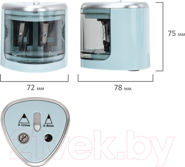 Изображение товара Точилка Brauberg Dual / 270578 (голубой)