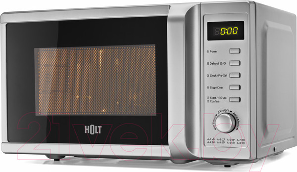 Изображение товара Микроволновая печь Holt HT-MO-002 (серебристый)