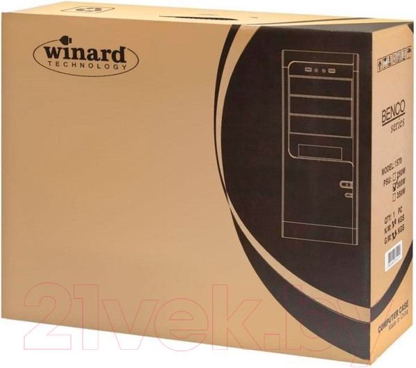 Изображение товара Корпус для компьютера Winard 1570 300W (черный)