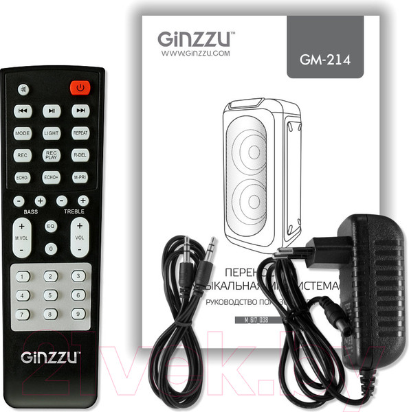 Изображение товара Портативная колонка Ginzzu GM-214