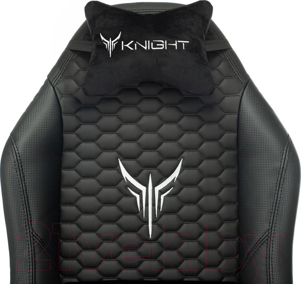 Изображение товара Кресло геймерское Бюрократ Knight Neon (черный экокожа)