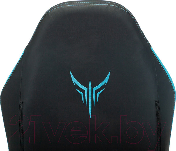 Изображение товара Кресло геймерское Бюрократ Knight Neon (черный/голубой экокожа)