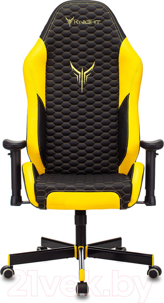 Изображение товара Кресло геймерское Бюрократ Knight Neon (черный/желтый экокожа)