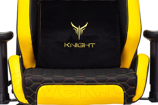 Изображение товара Кресло геймерское Бюрократ Knight Neon (черный/желтый экокожа)