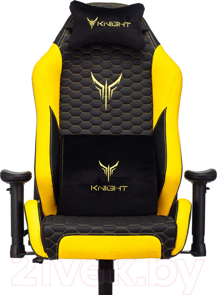 Изображение товара Кресло геймерское Бюрократ Knight Neon (черный/желтый экокожа)