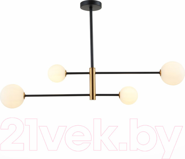 Изображение товара Люстра Evoluce SLE220103-04 (черный/бронза/белый G9 4*5W0)