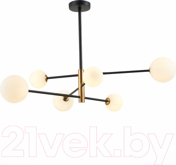 Изображение товара Люстра Evoluce SLE220103-06 (черны/бронза/белый)