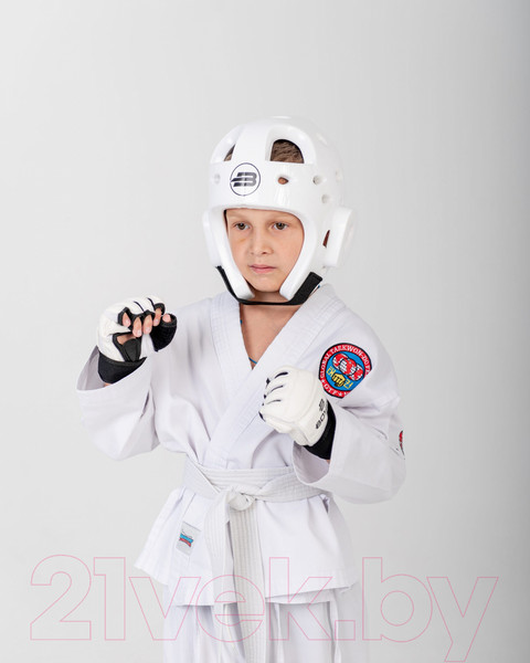 Изображение товара Шлем для таэквондо BoyBo Premium (L, белый)