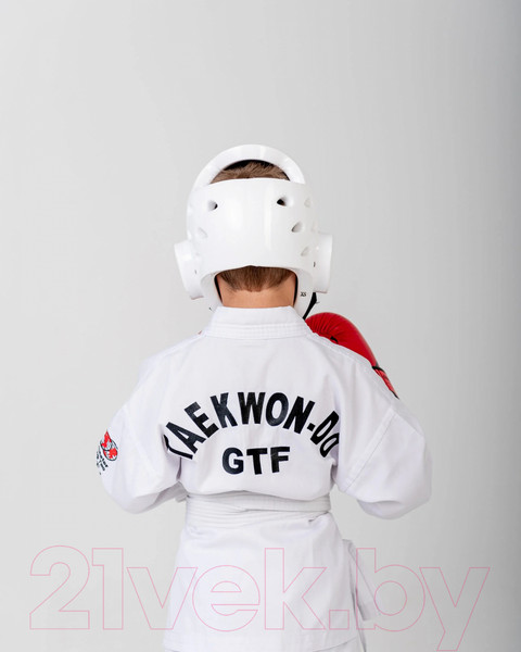 Изображение товара Шлем для таэквондо BoyBo Premium (L, белый)