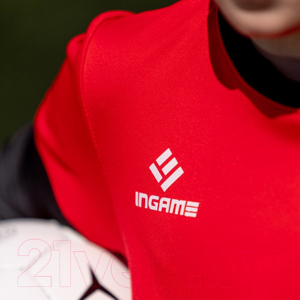 Изображение товара Футболка игровая футбольная Ingame 2XL (красный)