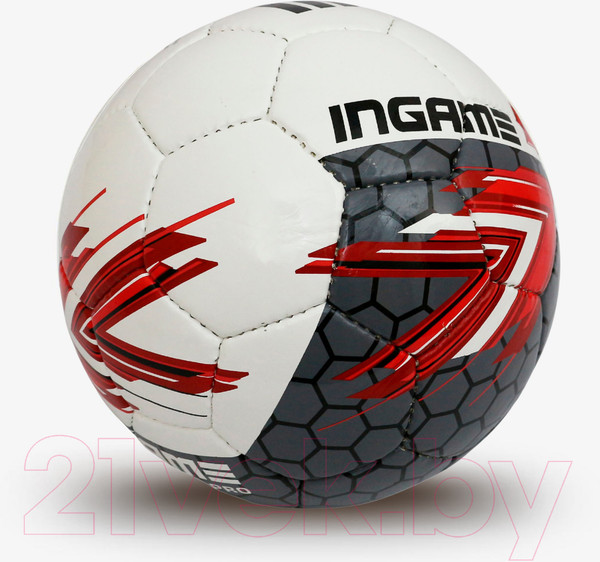 Изображение товара Футбольный мяч Ingame Pro IFB-115 №5 (красный/черный)