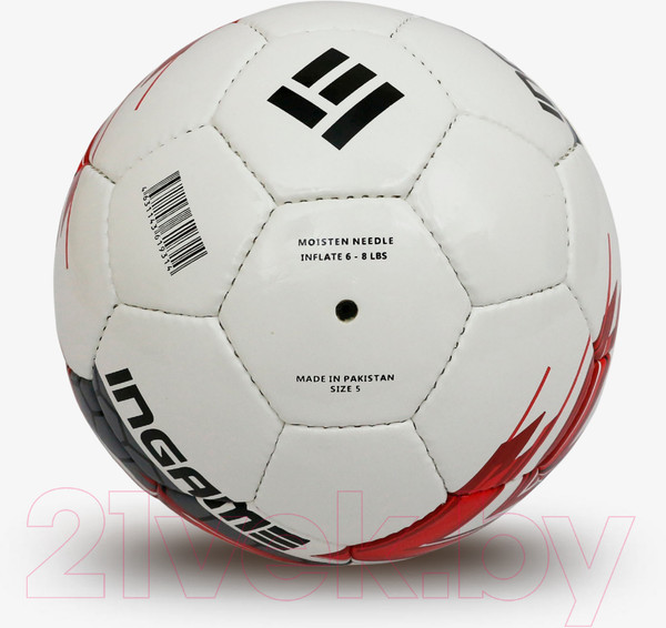 Изображение товара Футбольный мяч Ingame Pro IFB-115 №5 (красный/черный)