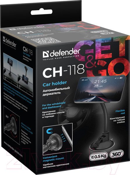 Изображение товара Держатель для смартфонов Defender CH-118 / 29118