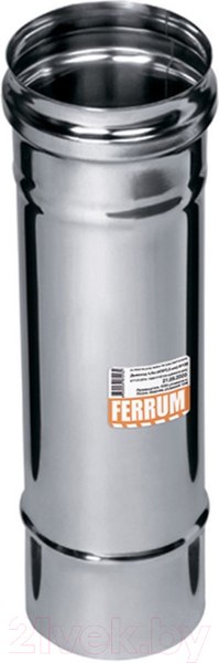 Изображение товара Труба дымохода Ferrum 0.25м 430/0.5мм Ф115 / f0803