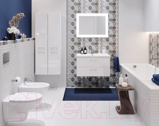 Изображение товара Ванна акриловая Cersanit Lorena 160x70 (с ножками и экраном)