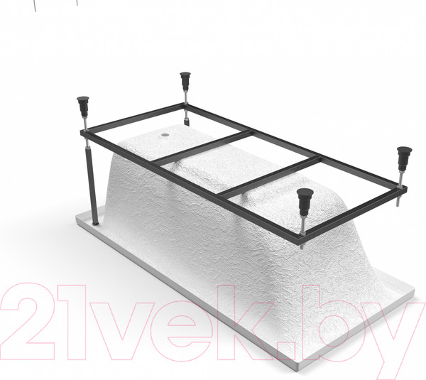 Изображение товара Ванна акриловая Cersanit Lorena 150x70 (с ножками и 2 экрана)