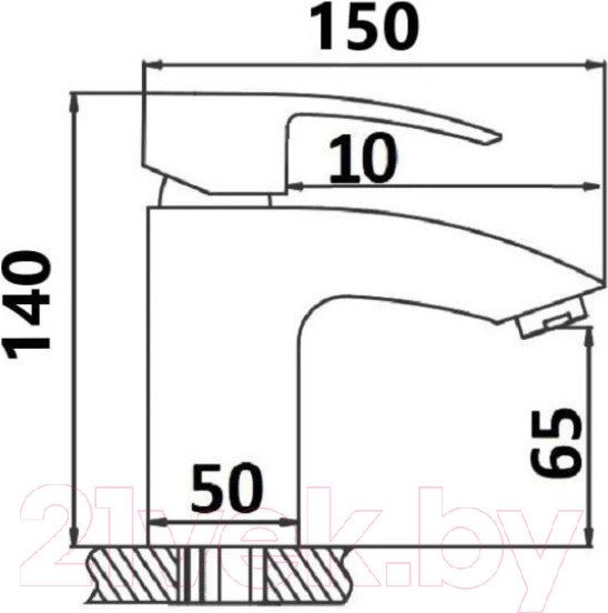 Изображение товара Смеситель Wisent WP10225