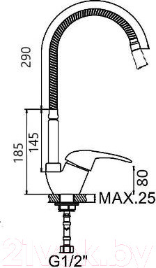 Изображение товара Смеситель Wisent WP58240
