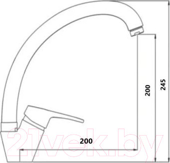 Изображение товара Смеситель Wisent WP59202