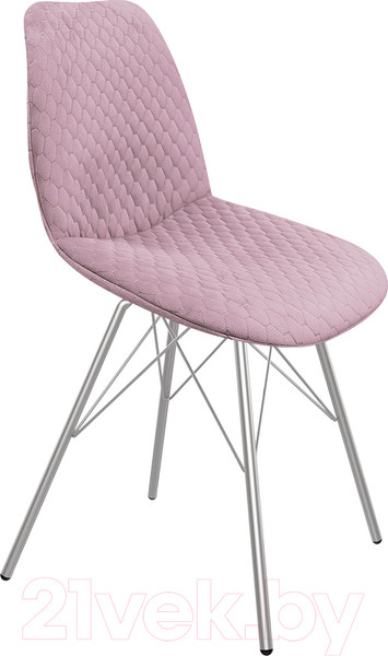 Изображение товара Стул Sheffilton SHT-ST29-C22/S37 (розовый зефир/хром лак)