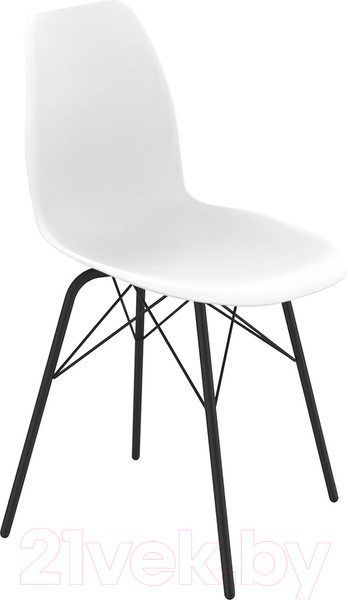 Изображение товара Стул Sheffilton SHT-ST29/S64 (белый/черный муар)