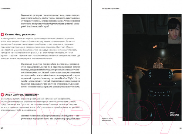 Изображение товара Книга Альпина Скринлайф. В поисках нового языка кино (Бекмамбетов Т., Шавловский К.)