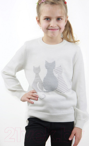 Изображение товара Джемпер детский Polesie 9С0119-Д43 (р.146-68, розовая азалия)