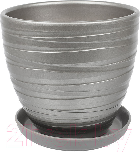 Изображение товара Вазон Вещицы Рельеф BH-95-2 (металлик)