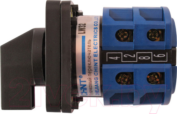 Изображение товара Переключатель Chint LW32-25/3 25А 1-0-2 3п 425053