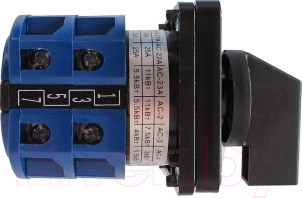 Изображение товара Переключатель Chint LW32-10/C03/2 10А 0-1 3п 425062