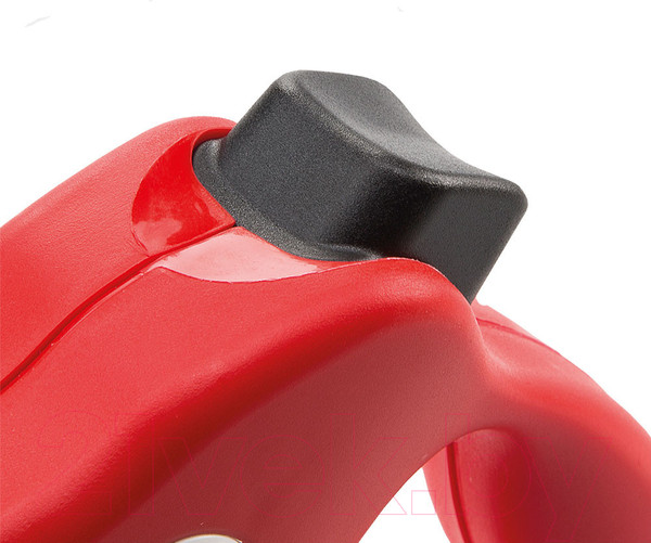 Изображение товара Поводок-рулетка Ferplast Amigo M / 75722022 (лента красный/белый)