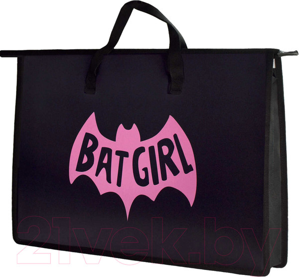 Изображение товара Папка-портфель Феникс+ Летучая мышь / 59587 (черный)