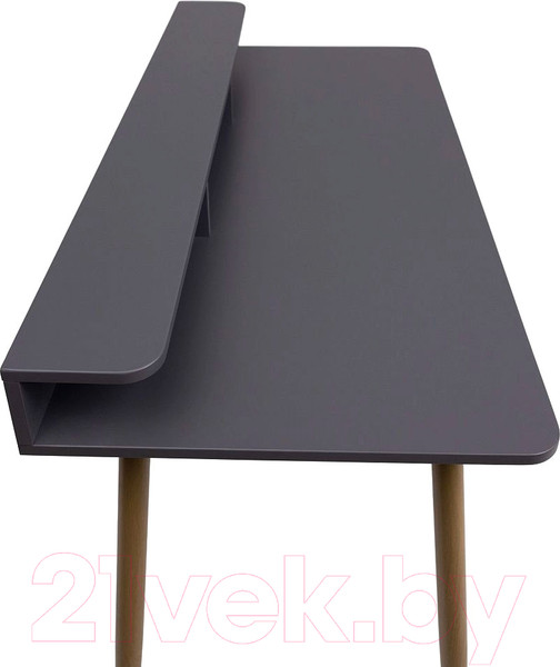 Изображение товара Письменный стол AksHome Jasper (серый/бук)