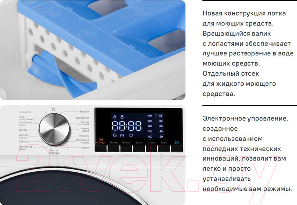 Изображение товара Стиральная машина Maunfeld MFWM148WH02