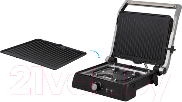 Изображение товара Электрогриль Endever Grillmaster 225 (серебристый/черный)