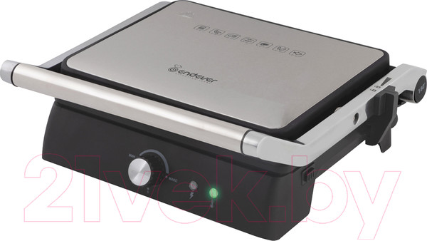 Изображение товара Электрогриль Endever Grillmaster 225 (серебристый/черный)