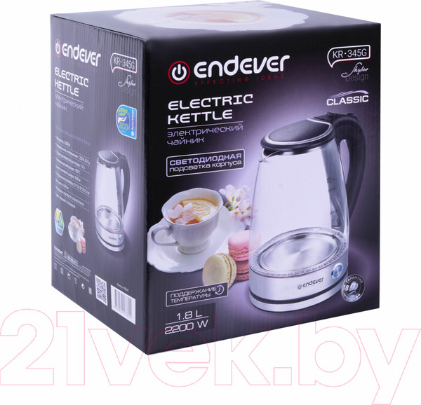 Изображение товара Электрочайник Endever Skyline KR-345G