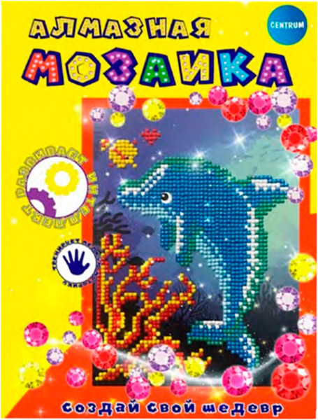 Изображение товара Набор алмазной вышивки Centrum Алмазная мозаика Дельфин / 70444