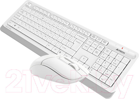 Изображение товара Комплект клавиатура и мышь A4Tech Fstyler FG1012 (белый)