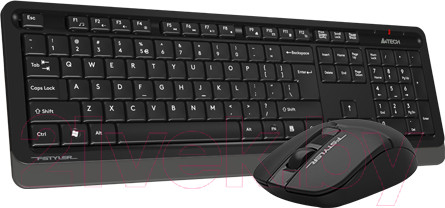 Изображение товара Комплект клавиатура и мышь A4Tech Fstyler FG1012 (черный)