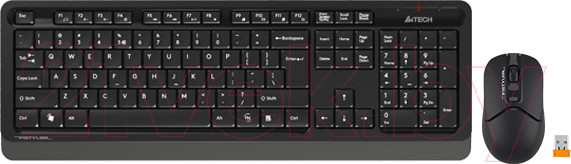Изображение товара Комплект клавиатура и мышь A4Tech Fstyler FG1012 (черный)