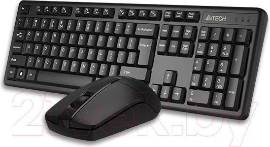 Изображение товара Комплект клавиатура и мышь A4Tech V-Track 3330N