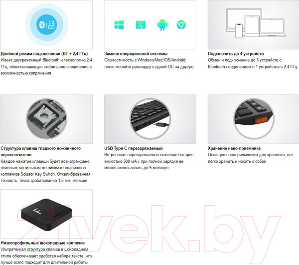 Изображение товара Клавиатура A4Tech Fstyler FBX50C (черный/серый)
