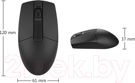 Изображение товара Мышь A4Tech G3-330NS (черный)