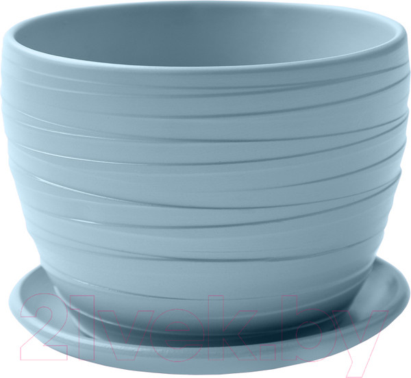 Изображение товара Вазон Вещицы Рельеф BH-102-4 (голубой)