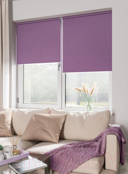 Изображение товара Рулонная штора LEGRAND Блэкаут 57x175 / 58067580 (пурпур)